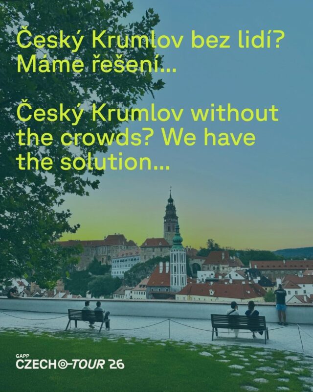 Máme pro vás tajný tip!🤭 Chceš mít Krumlov bez turistů? Vybírej startovní časy v ranním časovém oknu. Odpoledne je daleko větší riziko, že bude v centru větší koncentrace lidí. Více informací k výběru startovních časů najdeš ve článku na našich stránkách: https://o-tour.cz/cs/2026/07/vyber-startovnich-casu-pro-cesky-krumlov-startuje-12-cervence/

We have a secret tip for you! 🤭 Want to experience Krumlov without the crowds? Choose a morning start time. In the afternoon, there is a much higher risk of encountering large crowds in the town center. You can find more information about choosing start times in the article on our website: https://o-tour.cz/cs/2026/07/vyber-startovnich-casu-pro-cesky-krumlov-startuje-12-cervence/